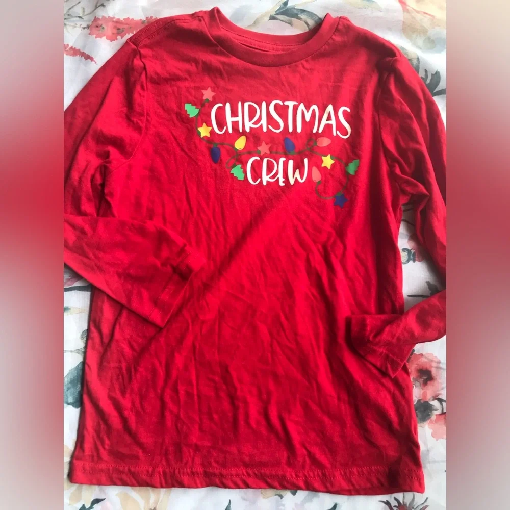 5 pcs two long-sleeved shirts one dress and two sweaters for girls size 7/8 - Picture 7 of 11